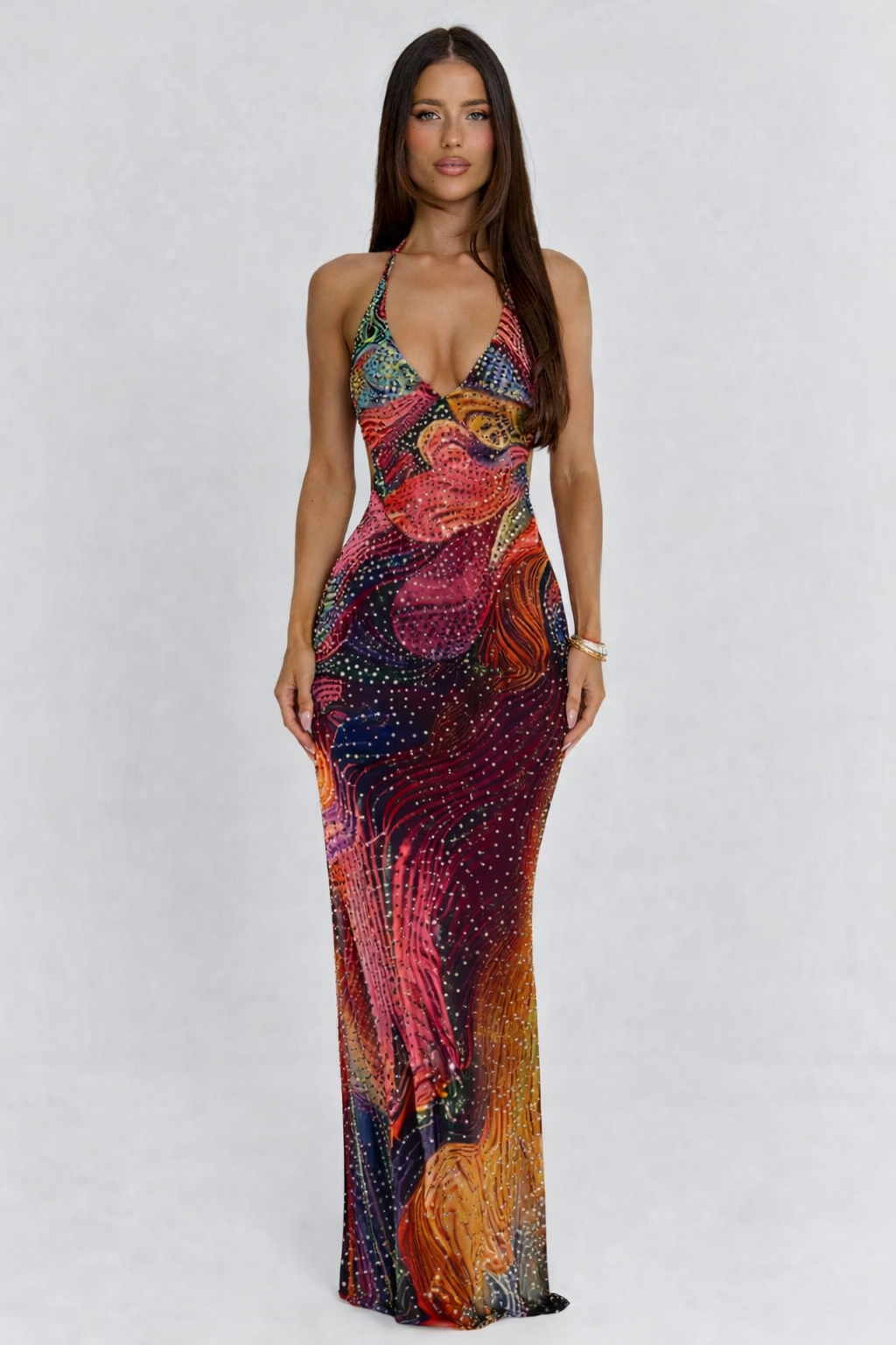 Crystal Maxi Dress – Prom & Wedding Guest